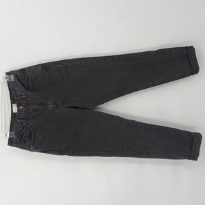 Aritzia Wilfred Free Jeans High Rise Straight Leg Black Wash Size 4